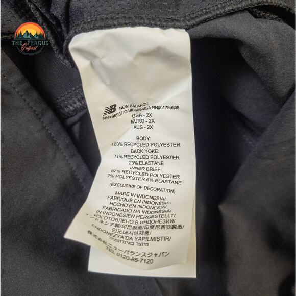 NWT New Balance Impact Running Shorts 2 in 1 Black 5 Inch Women's Size 2XL - Picture 9 of 11